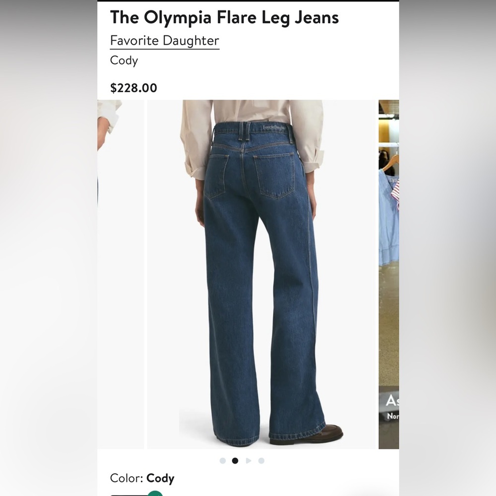 Favorite Daughter Olympia Low Rise Flare Jeans NWT